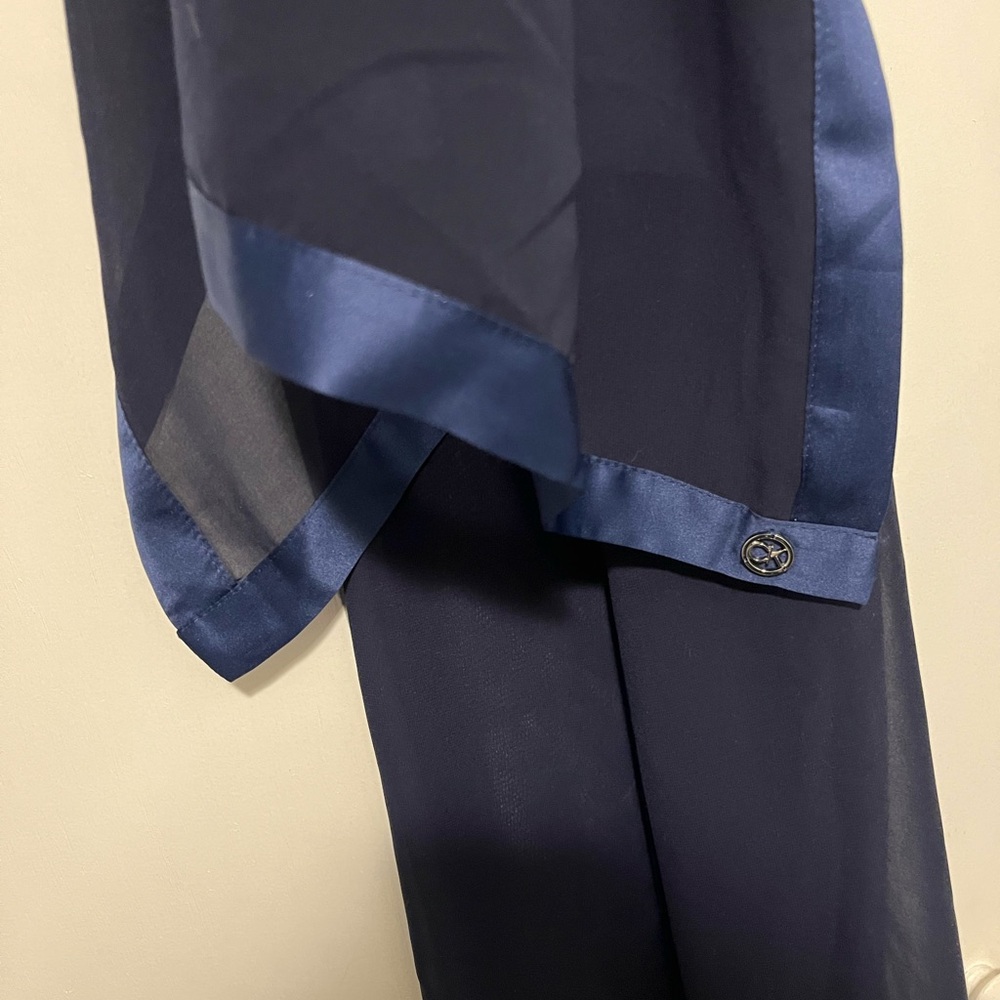 NWT Calvin Klein Navy Sheer Shawl Wrap